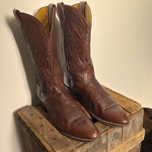 Nocona Boots rich Brown sz13R USA made